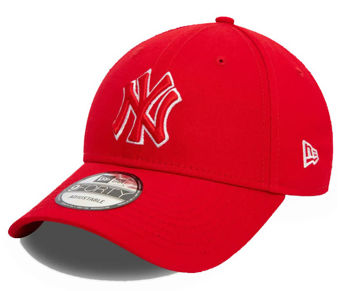 Czapka z daszkiem NEW ERA NY Yankees Team Outline Red 9FORTY 