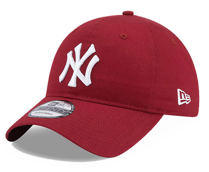 Czapka z daszkiem NEW ERA NYY League Essential Cap bordowa