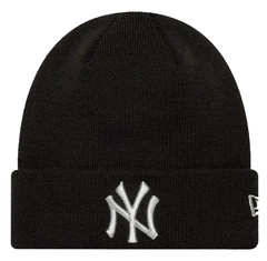Czapka zimowa NEW ERA NY Yankees MLB Metallic Cuff Knit Beanie czarna 
