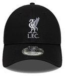 Czapka z daszkiem NEW ERA Liverpool FC Core czarna 9FORTY Adj Cap