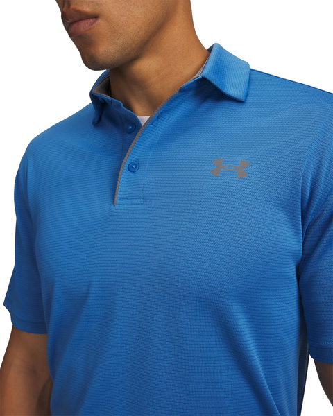 Koszulka męska polo UNDER ARMOUR Tech Blue
