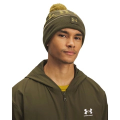 Czapka zimowa Under Armour Halftime Pom Beanie Zielona z pomponem