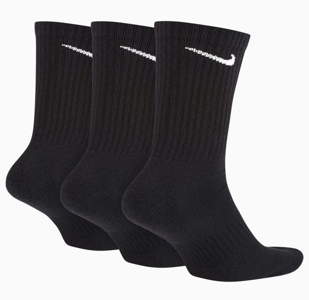 Skarpety długie NIKE Everyday Cushion 3 PAK czarne sportowe