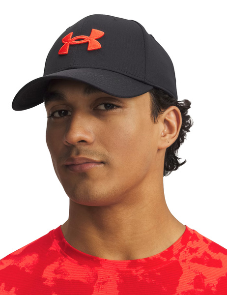 Czapka sportowa Under Armour BLITZING CAP Czarna/Czerwona M/L