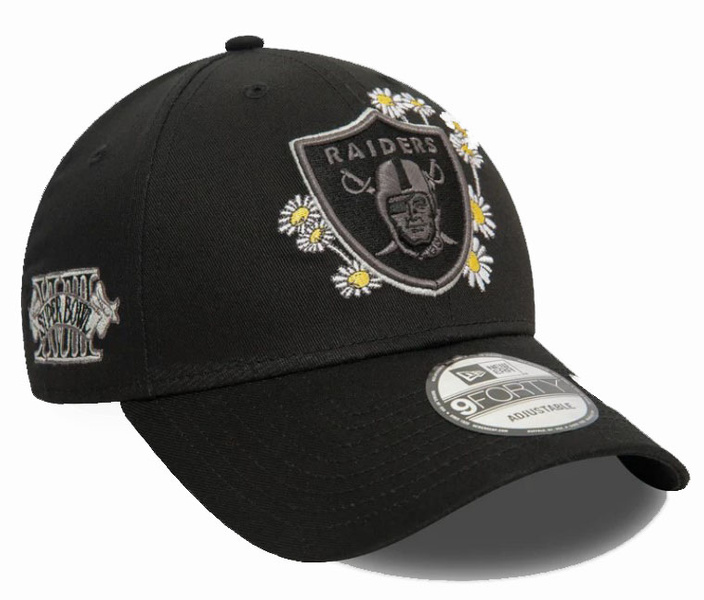 Czapka z daszkiem NEW ERA Las Vegas Raiders Flower Icon Black 9FORTY 