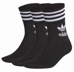 Skarpety ADIDAS męskie Mid Cut Crew czarne 3 Pary