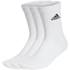 Skarpety ADIDAS Długie Cushioned Crew 3-PAK / 3-Pary Białe 