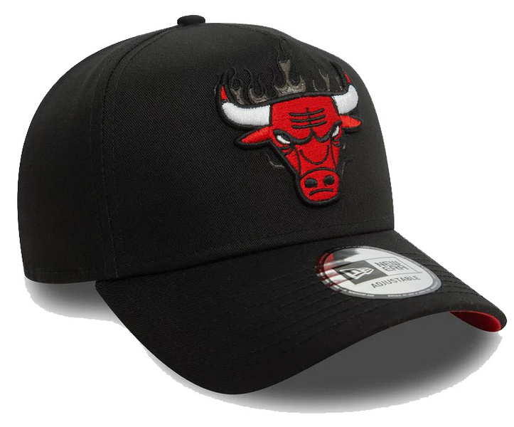 Czapka z daszkiem NEW ERA Chicago Bulls NBA Flame Black 9FORTY 