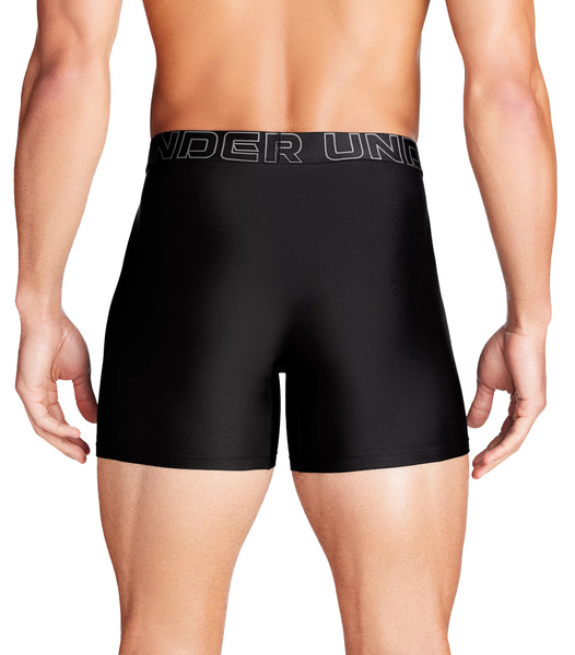 Bokserki męskie UNDER ARMOUR Czarne - 3 PAK Performance Tech 6in