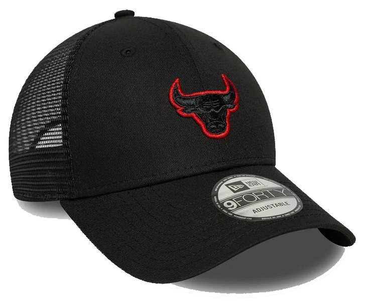 Czapka Trucker NEW ERA z daszkiem NBA Chicago Bulls 9FORTY czarna
