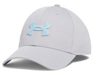 Czapka sportowa Under Armour BLITZING CAP Bejsbolówka r M/L szara z błękitnym logo