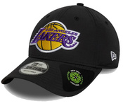 Czapka z daszkiem NEW ERA LA Lakers NBA Recycled 9FORTY czarna 