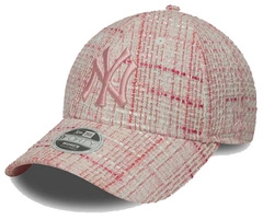 Czapka z daszkiem NEW ERA NYY Womens Tweed  9FORTY różowa