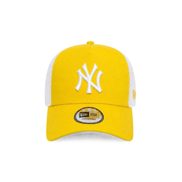 Czapka Trucker NEW ERA z daszkiem New York Yankees 9FORTY żółta 