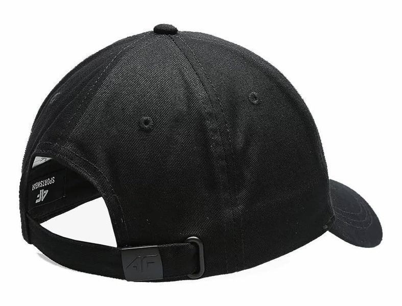 Czapka z daszkiem 4F czarna STRAPBACK r M