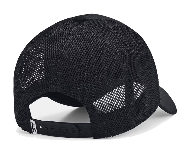Czapka z daszkiem Under Armour Blitzing Trucker 1383441-001 Czarna Uniwersalna