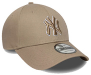 Czapka z daszkiem NEW ERA NY Yankees MLB Outline 9FORTY brązowa
