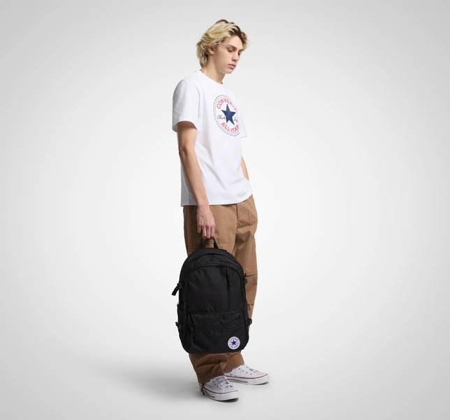 Plecak szkolny CONVERSE Straight Edge Sportowy 26L Czarny