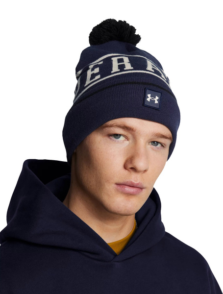 Czapka zimowa Under Armour Halftime Pom Beanie granatowa