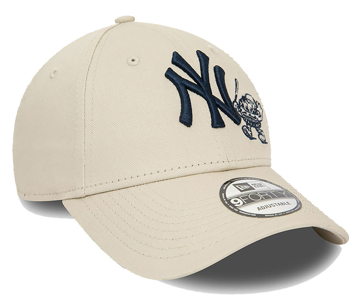 Czapka z daszkiem NEW ERA NY Yankees Food Character 9FORTY beżowa