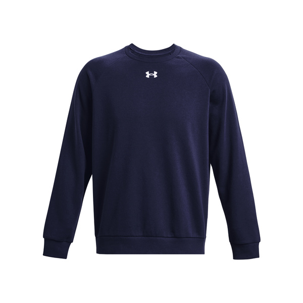 Bluza męska UNDER ARMOUR Sportowa Rival Fleece Crew Granatowa