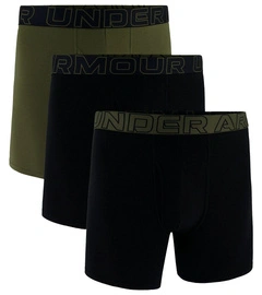 Bokserki męskie UNDER ARMOUR khaki - 3 PAK Performance 6in