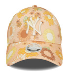 Czapka z daszkiem NEW ERA NYY Damska Floral 9FORTY pomarańczowa