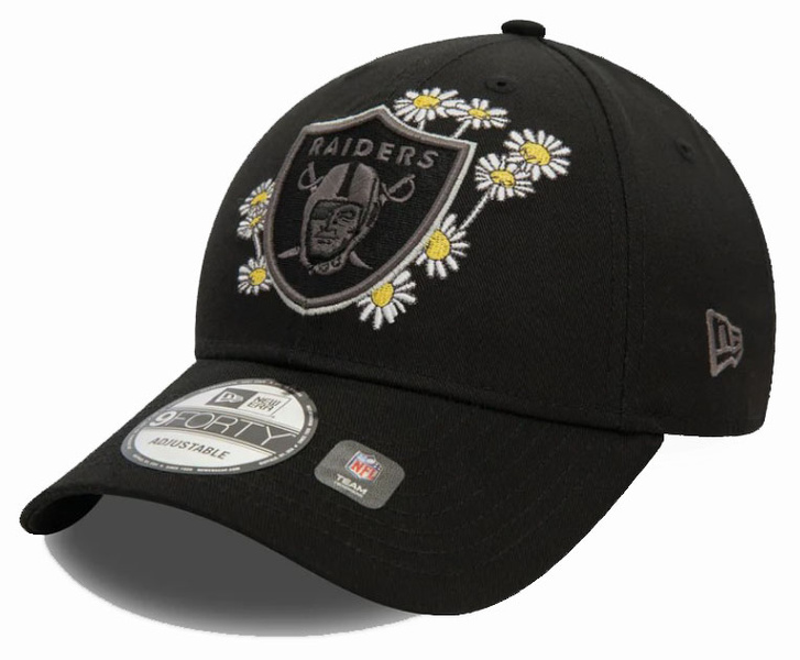 Czapka z daszkiem NEW ERA Las Vegas Raiders Flower Icon Black 9FORTY 