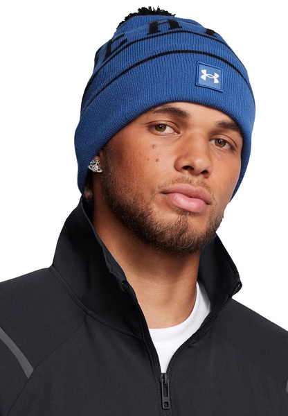 Czapka zimowa Under Armour Halftime Pom Beanie Blue