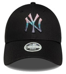 Czapka z daszkiem NEW ERA damska NYY MLB Metallic Logo 9FORTY czarna