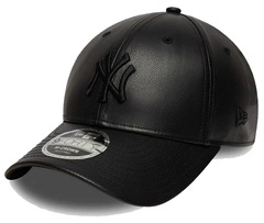 Czapka z daszkiem NEW ERA NYY MLB PU Black 9FORTY M-Crown czarna