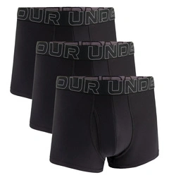 Bokserki męskie UNDER ARMOUR Czarne - 3 PAK Performance Tech 3in