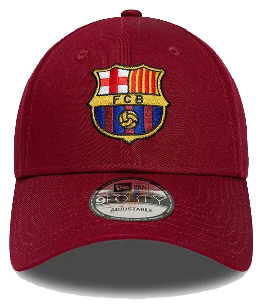 Czapka z daszkiem NEW ERA FC Barcelona Core Dark Red 9FORTY 