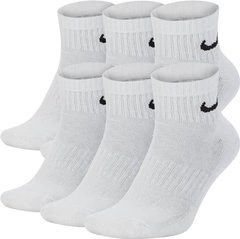 Skarpety NIKE Everyday Cotton Cush Ankle 6 pak DRI-FIT białe