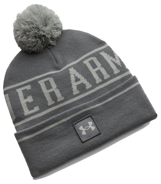 Czapka zimowa Under Armour Halftime Pom Beanie Szara