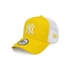 Czapka Trucker NEW ERA z daszkiem New York Yankees 9FORTY żółta 