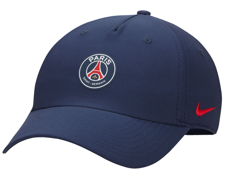 Czapka bejsbolówka NIKE Dri-Fit z daszkiem PSG Club granatowa r S/M