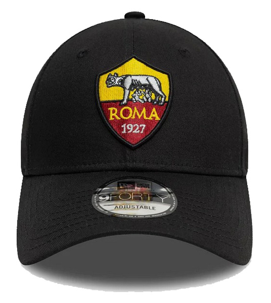 Czapka z daszkiem NEW ERA AS Roma Core 9FORTY Adjustable Cap czarna