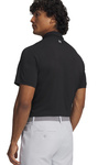 Koszulka męska polo UNDER ARMOUR Tee To Green Pique Polo czarna 