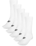 Skarpety 4F Męskie długie 5-Pak Białe Sportowe