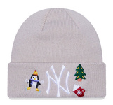 Czapka zimowa niemowlęca NEW ERA NYY Infant Festive Cuff Knit Beanie 