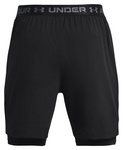 Spodenki męskie UNDER ARMOUR Sportowe UA Vanish Woven 2w1 czarne