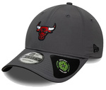 Czapka z daszkiem NEW ERA Chicago Bulls Recycled NBA 9FORTY szara