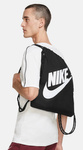 Worek szkolny NIKE Heritage Sportowy Czarny 13L