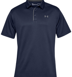 Koszulka męska polo granatowa UNDER ARMOUR Tech 