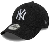Czapka z daszkiem NEW ERA NYY Melton Wool 9FORTY czarna