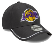 Czapka z daszkiem NEW ERA LA Lakers NBA Piping Dark Grey 9FORTY 
