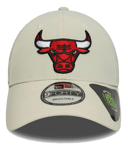 Czapka NEW ERA z daszkiem Chicago Bulls NBA Recycled Cream 9FORTY 