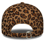 Czapka z daszkiem NEW ERA damska NYY MLB Leopard Cord 9FORTY beżowa