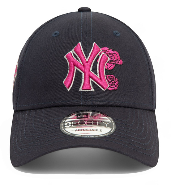 Czapka z daszkiem NEW ERA NY Yankees Flower Icon 9FORTY granatowa